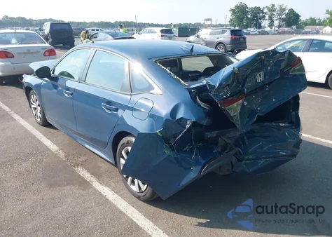 2025 Honda Civic Lx from USA, damaged, VIN 2HGFE2F2XSH504992